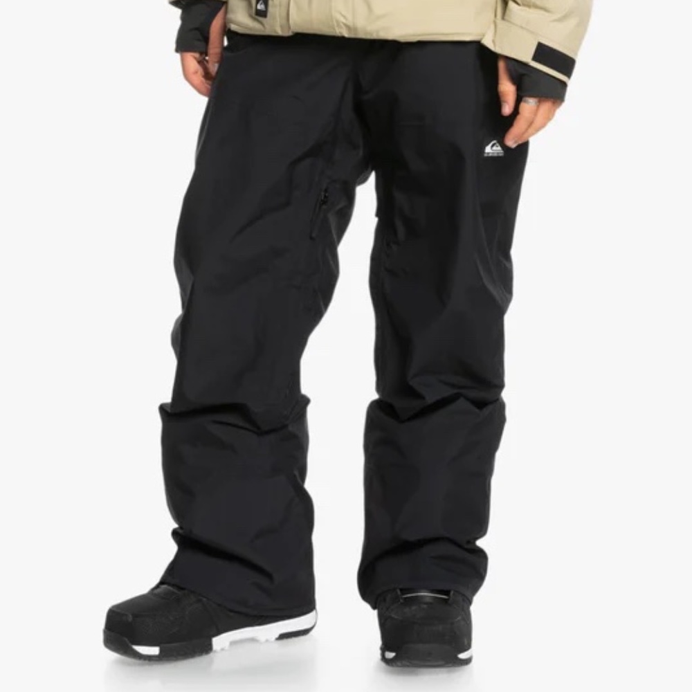 Quiksilver Forever Stretch Gore-Tex Snow Pants - Black Size Medium
